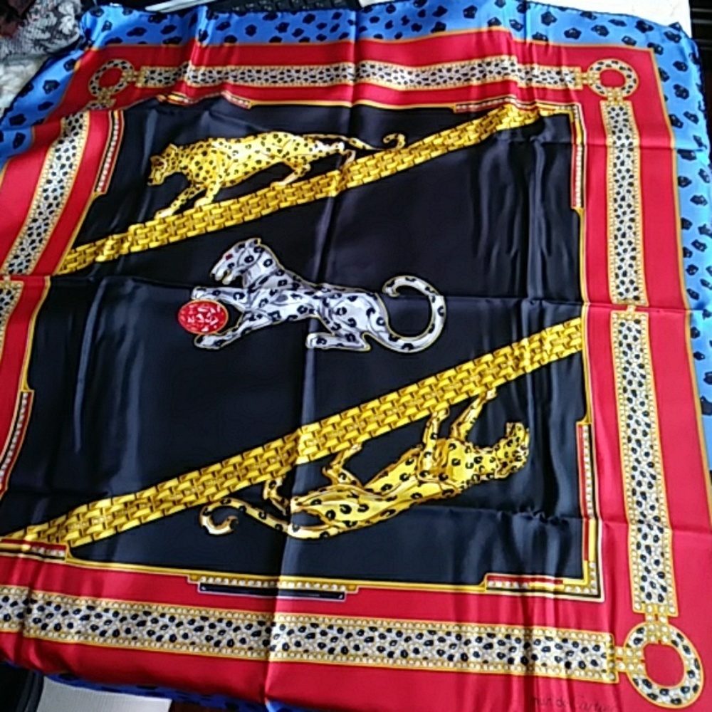 CARTIER SILK SCARF